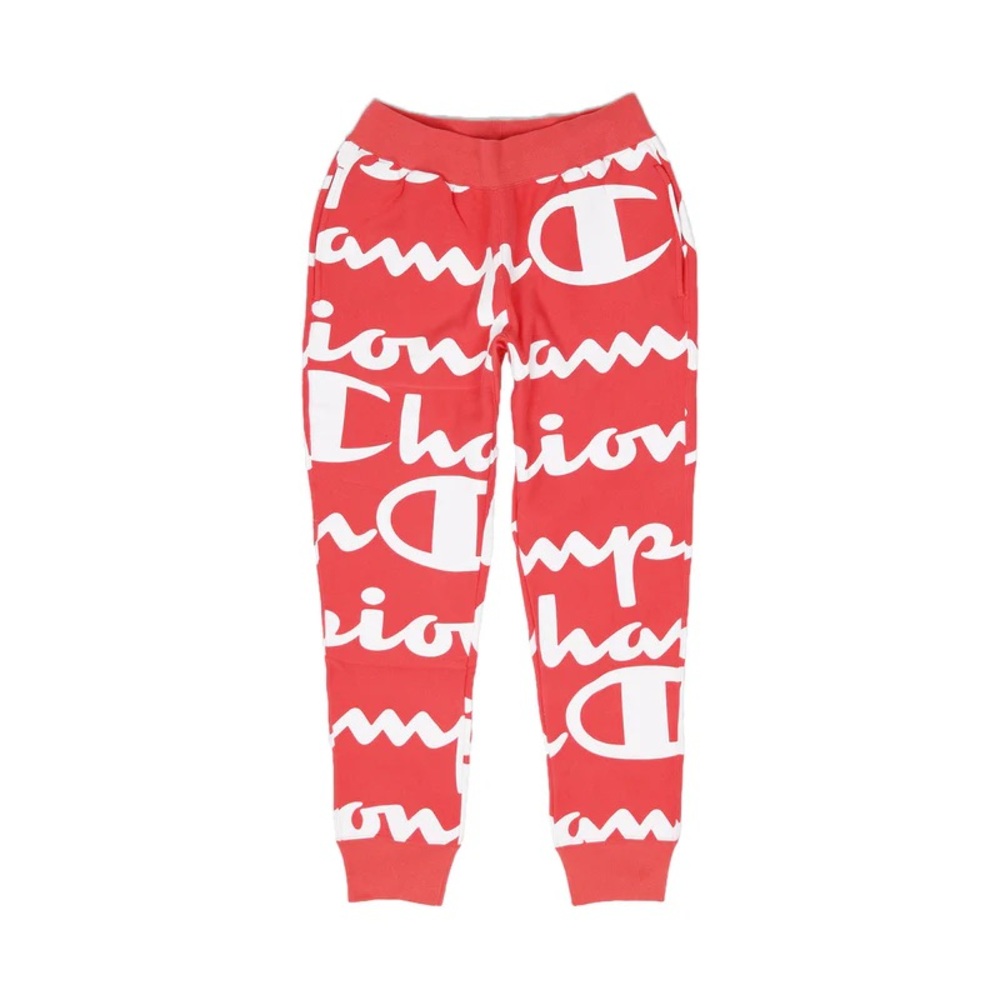 Men’s Champion Coral and White Sweatpants. Size Small.